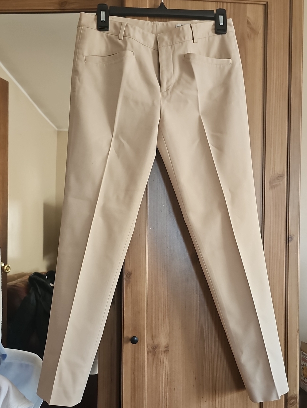 Club Monaco Beige Slim Trousers